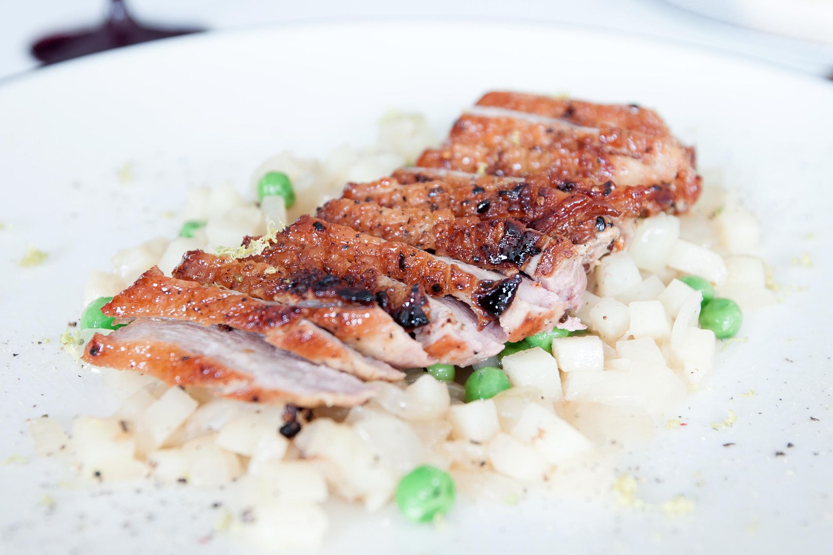 Food Makes Me Happy Maple Glazed Duck Breast (with Duck Fat Potatoes